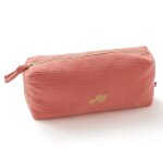 Trousse de toilette week - end marsala