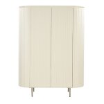 Vaisselier 115 cms en bois massif ivoire