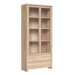 Vaisselier 2 portes 2 tiroirs stratifiés beige Vaisselier 2 portes 2 tiroirs stratifiés beige