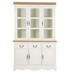 Vaisselier 3 portes cr�me l123