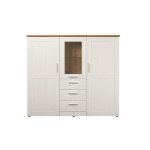 Vaisselier 3 portes 3 tiroirs - l159 cm - blanc Vaisselier 3 portes 3 tiroirs - l159 cm - blanc
