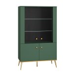 Vaisselier 4 portes stratifi�s vert