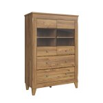 Vaisselier bas 2 portes 2 tiroirs stratifiés beige Vaisselier bas 2 portes 2 tiroirs stratifiés beige