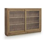 Vaisselier bronze en bois - bronze marron