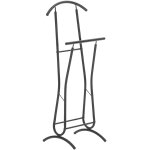 Valet de chambre avec cintre en mtal noir