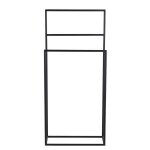 Valet de chambre en mtal noir