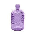 Vase bouteille en verre recycl parme 22 cm