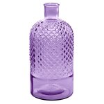 Vase bouteille en verre recycl parme 28 cm