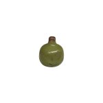 Vase en cramique vert h9