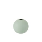 Vase cramique vert pastel h18cm
