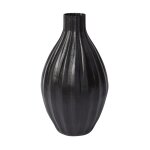 Vase dcoratif en fer noir h37