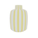 Vase dcoratif ray en cramique