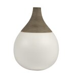 Vase hauteur 30 cm blanc en céramique Vase hauteur 30 cm blanc en céramique