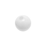 Vase  suspendre en verre blanc h8