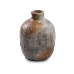 Vase en terre cuite antique gris h19