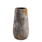 Vase en terre cuite gris antique