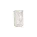 Vase transparent en verre 6, 8xh10, 5cm