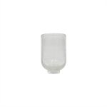 Vase en verre h12x8x8cm Vase en verre h12x8x8cm