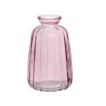 Vase en verre rose h11 Vase en verre rose h11