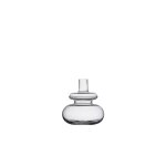 Vase en verre souffl bouche transparent