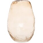 Vase en verre teint marron h25