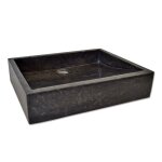Vasque  poser en marbre noir 45  35