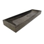 Vasque  poser en marbre noir 70  35