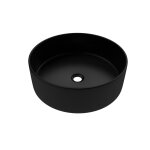 Vasque à poser en résine noire - 35, 5 cm Vasque à poser en résine noire - 35, 5 cm