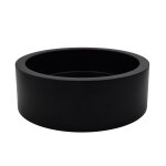 Vasque ronde à poser effet béton noir Vasque ronde à poser effet béton noir
