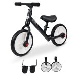 Vlo draisienne enfant roulettes & pdales amovibles selle rglable