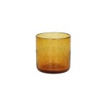 Verre en verre ambre h8. 2 Verre en verre ambre h8. 2