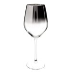 Verre  eau en verre effet chrom et transparent