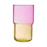 Verre  eau jaune / rose 32 cl candy mix - luminarc