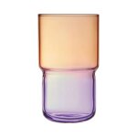 Verre  eau violet / orange 32 cl candy mix - luminarc