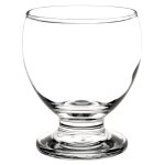 Verre empilable en verre transparent