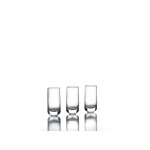 Verre  liqueur en verre transparent - lot de 3