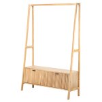 Vestiaire / portant en bois massif
