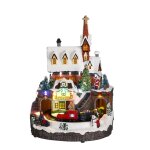 Village de nol miniature gare h33
