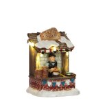 Village de noël miniature marché du 'stroopwafel' h10 Village de noël miniature marché du 'stroopwafel' h10