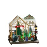Village de nol miniature serre d'hiver h20