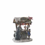 Village de nol miniature stand de bonbons h10