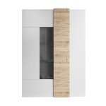 Vitrine 2 portes en verre sans éclairage - l121 cm - blanc Vitrine 2 portes en verre sans éclairage - l121 cm - blanc