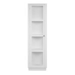 Vitrine 3 tagres blanche h195 cm