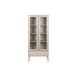 Vitrine en bois clair