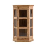 Vitrine en bois marron 73x64 cm Vitrine en bois marron 73x64 cm