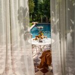 Voilage ajour blanc 149x299 cm