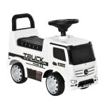 Voiture porteur enfants avec coffre en plastique blanc