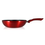 Wok antiadhésif en aluminium 28cm - tous feux Wok antiadhésif en aluminium 28cm - tous feux
