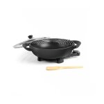 Wok lectrique noir