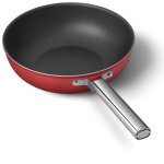 Wok rouge 30cm smeg